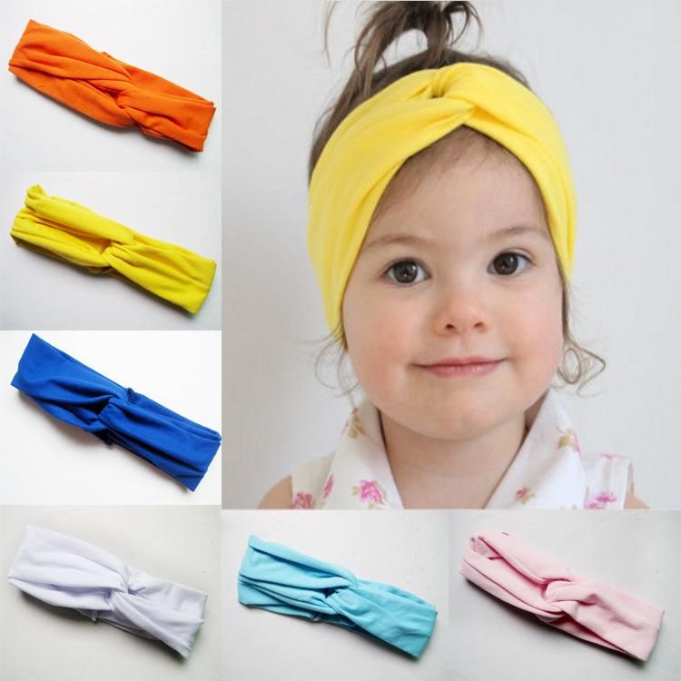 Niña Niña Cabeza De Turbante De Nudo Sólido Con Cabeza De De Niña Niña Cabeza De Turbante De Nudo Sólido Con Cabeza De De