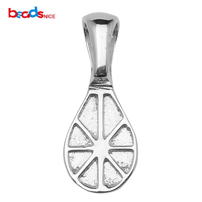 Jewellery Design Repair Sterling Silver Glue On Leaf Bail Large Size Findings Necklace Watches Vishawatch Com - Sterling Silver Pendant Bail Findings