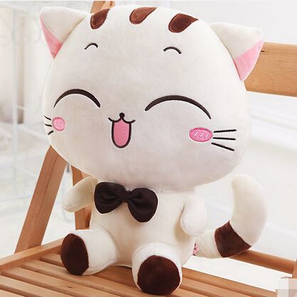 happy cat plush