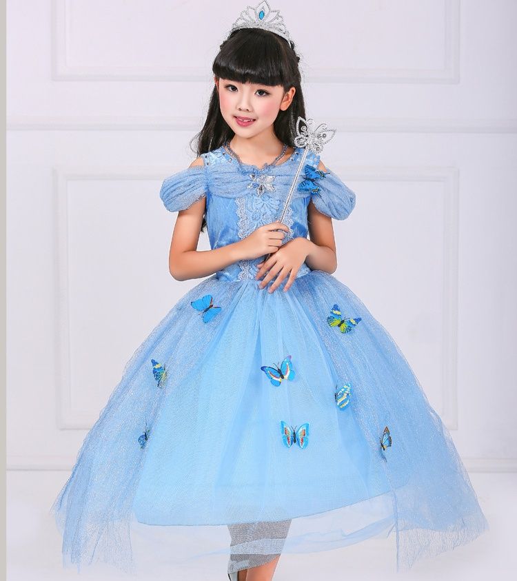 limited edition ice queen ball gown with erfly princess brand new classic cinderella crystal princess toddler child halloween costume