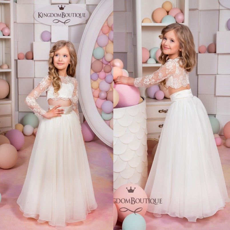 flower girl dresses two piece