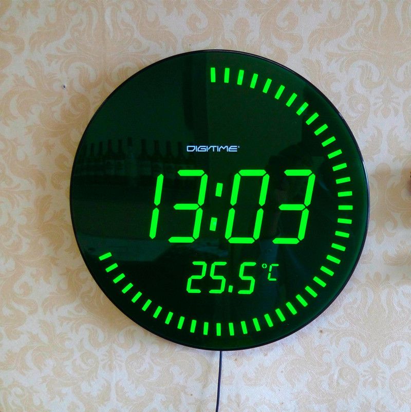 digital wall clock battery operated