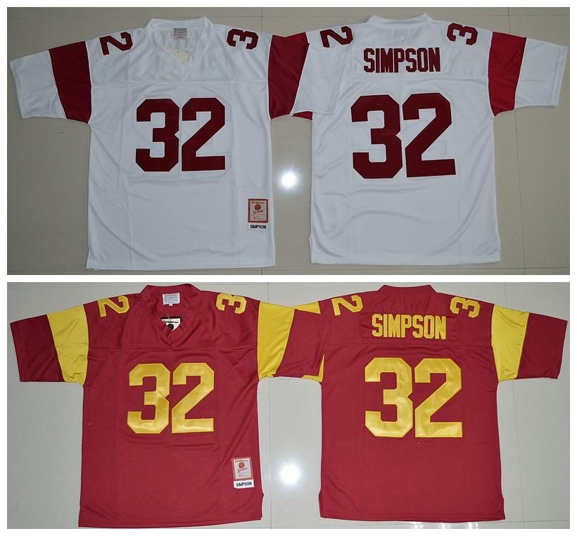 oj simpson usc jersey