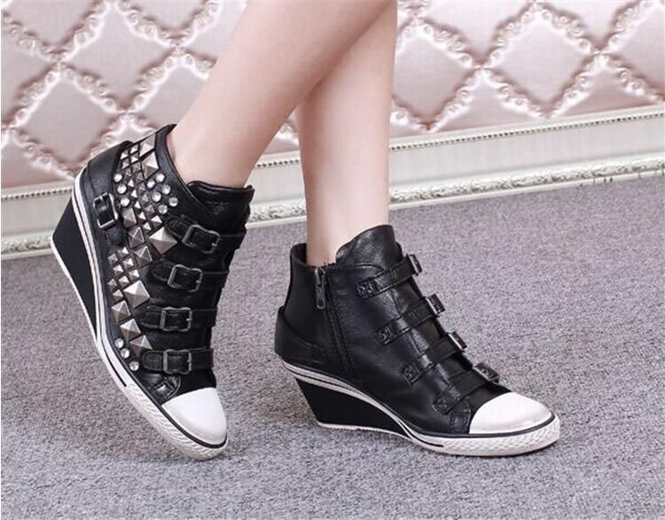 ash genial wedge sneakers