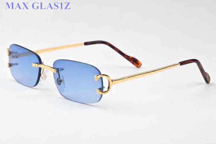 Vidano Ottici Occhiali Da Sole Quadrate In Metallo Senza Orlo Chiari Uomini  Lenti Donne Vetri Di Modo Nuova Moda Retrò Sport Vintage UV400 Occhiali Da  Sole Da 19,87 € | DHgate Italy