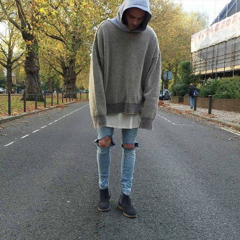 yeezy chelsea boots on feet