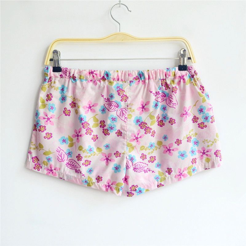 pink flower shorts