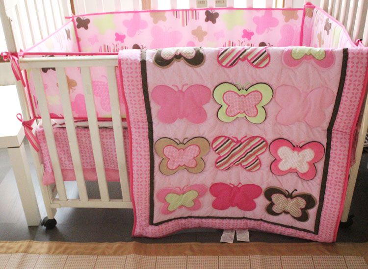 butterfly crib bedding set