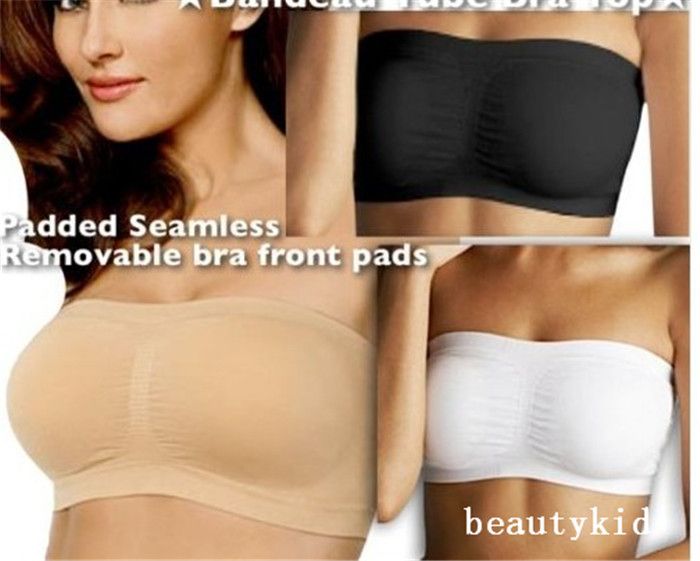 strapless bra with removable pads
