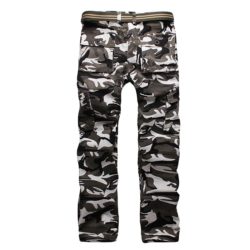 mens elastic waist camo pants