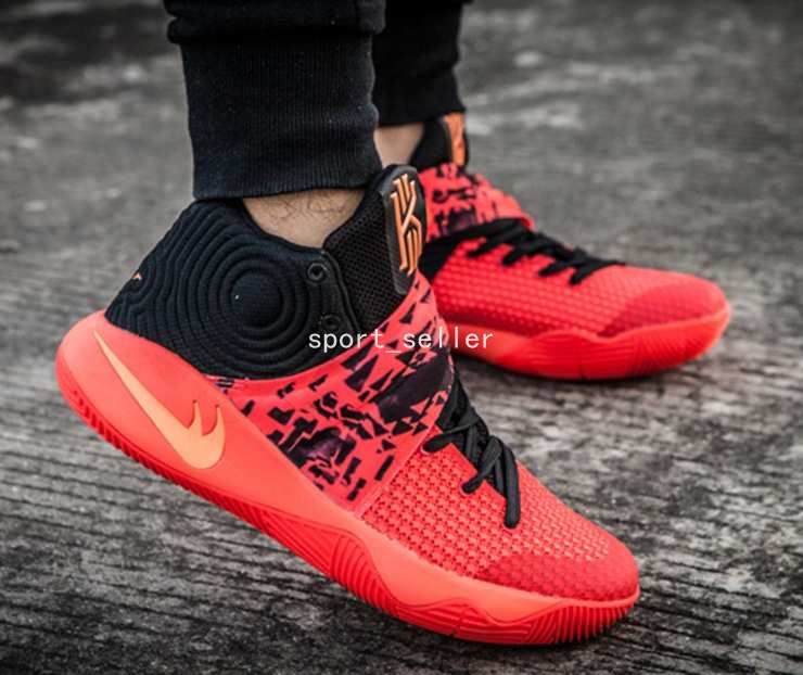 Kyrie Irving 2 Tie Dye Zapatos All-Star de baloncesto del Mens, Negro