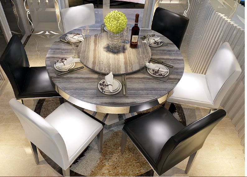 2019 Sea Marble Dining Table Set 6 Chairs Lead Time 7 Days Day 35 From Cicero 702 52 Dhgate Com