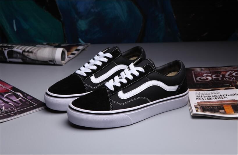 Acheter Pas Cher Wansi Noir Blanc Chaussures De Toile Originale Classique  Chaussures De Toile Haute Qualité Unisexe Chaussures Sport Chaussures  Hommes Chaussures Femmes Bas Dessus Chaussures Du 50,37 € | Fr.Dhgate
