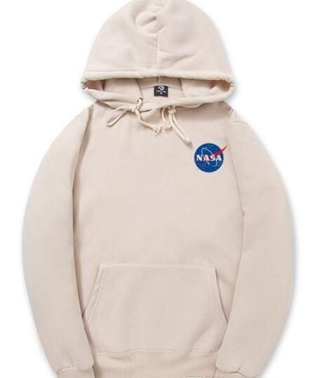 Compre 2017 XXL NASA Moletom Com Capuz Streetwear Hip Hop Cáqui Preto Cinza Rosa Branco Com Capuz Hoodies Dos Homens Hoodies Moletons XXL Plus Size De Jesseng0911, $132,88 | Pt.Dhgate.Com