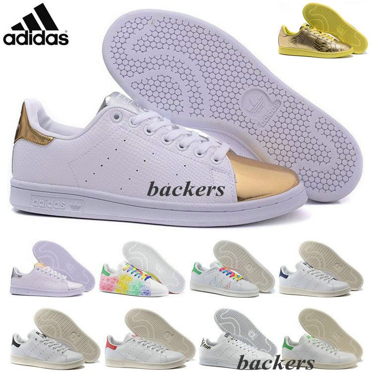 stan smith iridescent heel