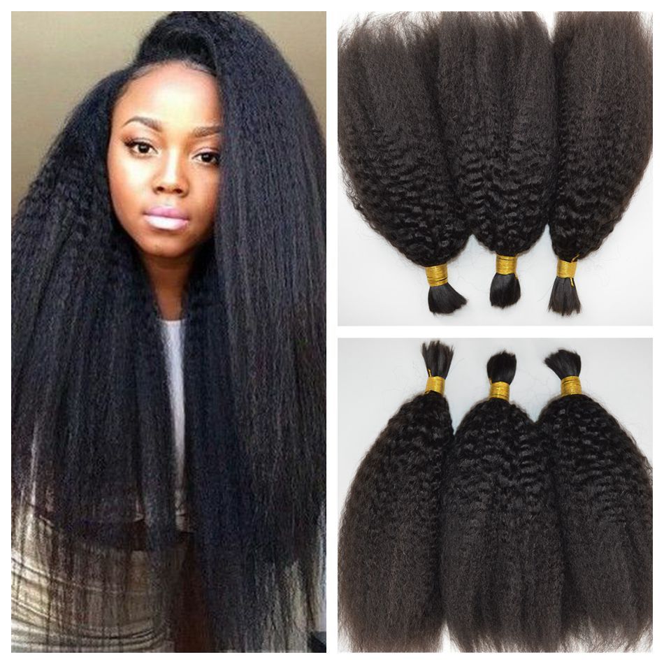 Peruvian Afro Kinky Straight Human Braiding Hair Bulk No Weft Italian Coarse Yaki Bundles Crochet Hair Extensions Lauriej Hair Bulk Remy Hair Buy Bulk Hair From Geasyhairfactory 37 19 Dhgate Com