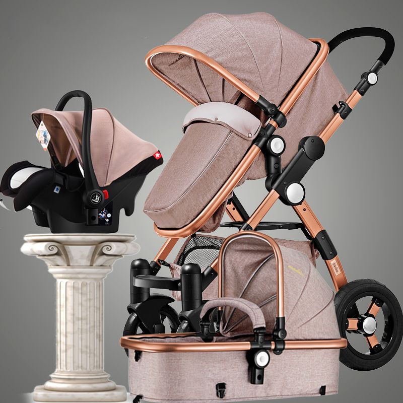 baby gold stroller