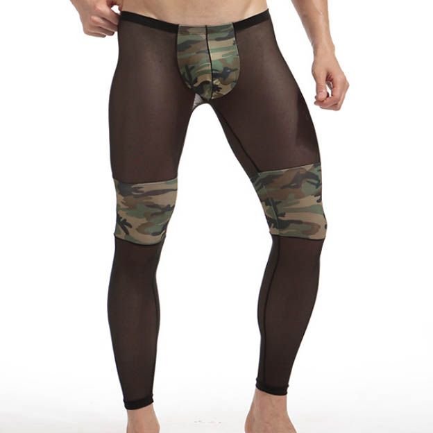Sheer Nylon Men Sleep Underpants 