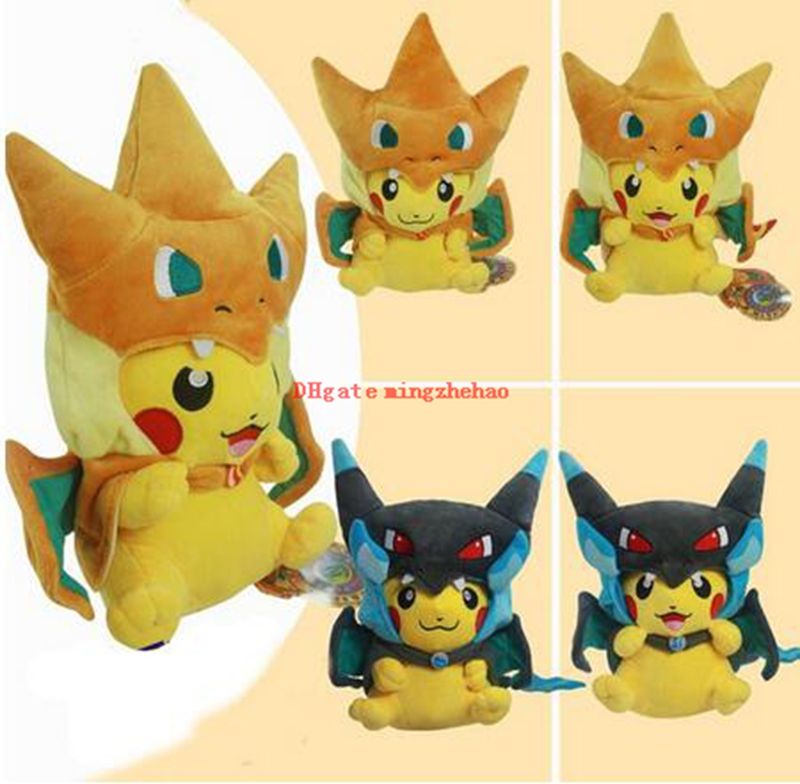 mega charizard pikachu plush