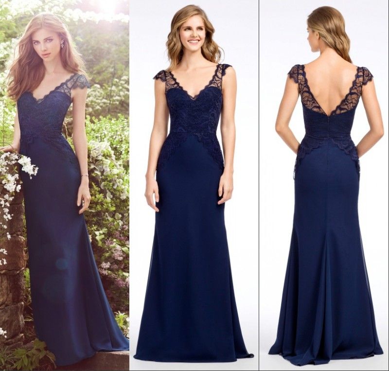 navy blue classy dress
