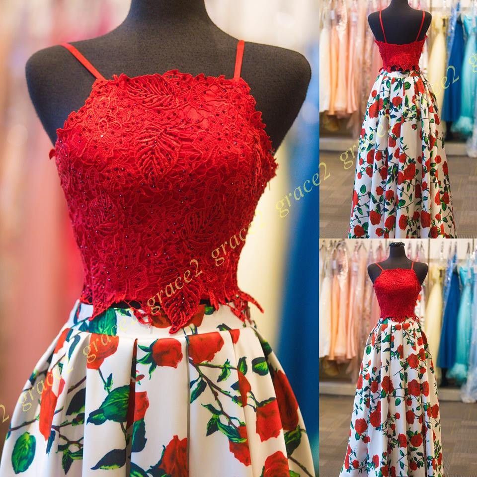 red roses prom dress