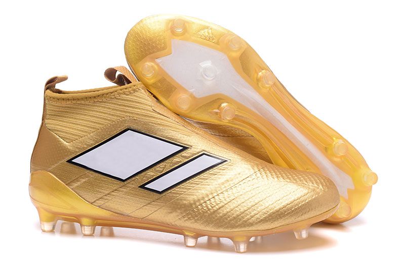 golden soccer shoes