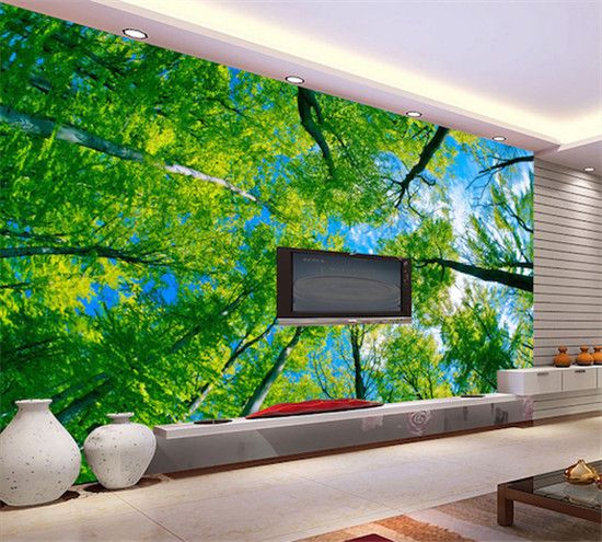 3d Large Fresco Wallpapers Woods Ceiling Roofs Ceiling Ceilings