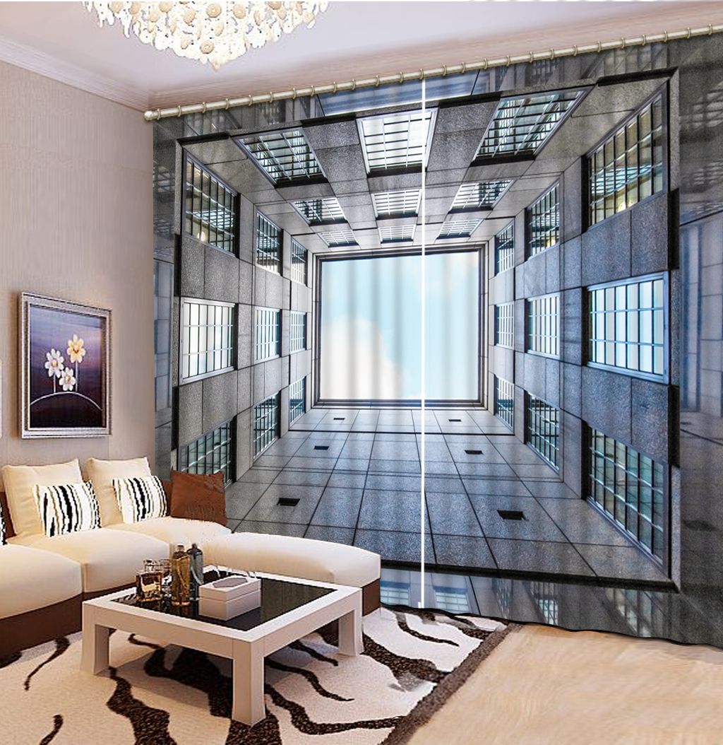 2019 High Quality Customize Size Modern Window Curtains For Living Room Stereoscopic Space Custom Curtain From Yiwuwallpaper 321 61 Dhgate Com