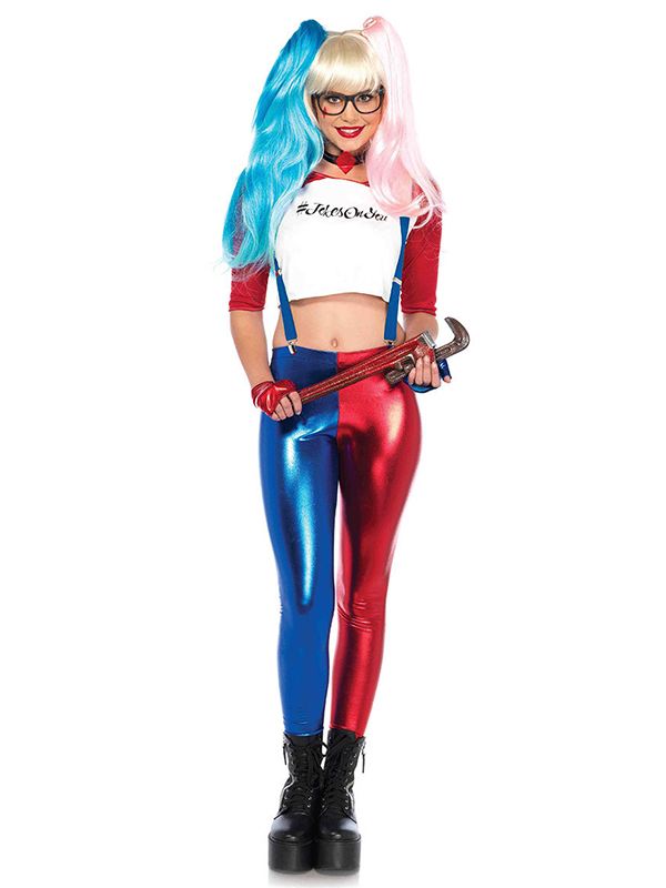 2020 Harley Quinn Coat Sexy Fashion American Movie Tops Women Carnival Halloween Costume Fancy Dress Wet Look Leggings Suicide Squad Uniform From Hilllin1989 19 56 Dhgate Com