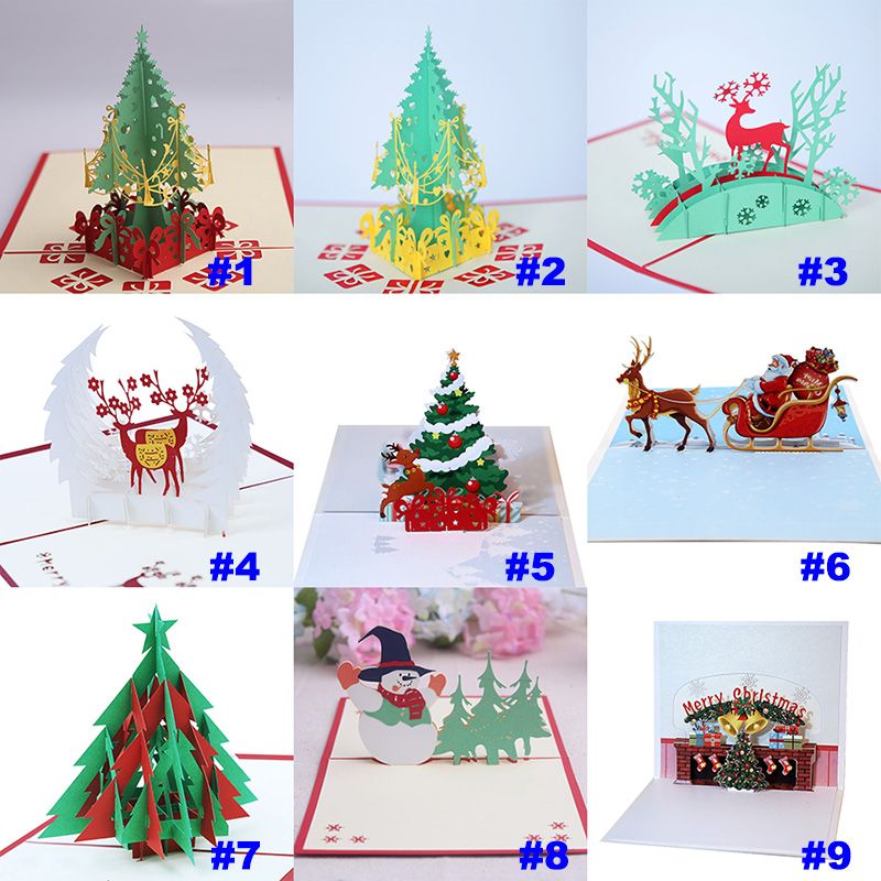 9 Design Christmas Card 3d Pop Up Greeting Card Christmas Tree Bell Party Invitations Paper Card Personalized Keepsakes Postcards Wx9 130 Birthday Cards Birthday Cards For Free From Starhui 1 69 Dhgate Com
