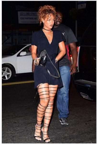 rihanna gladiator heels