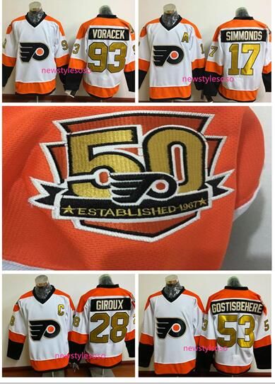 gostisbehere jersey 50th anniversary