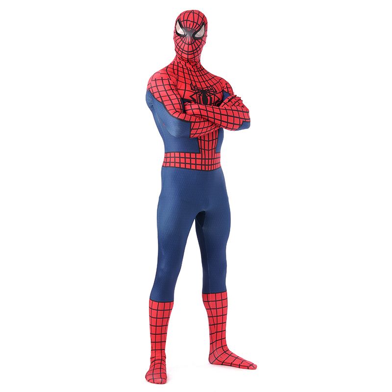 Alta Calidad Clásico Rojo Y Azul Lycra Spandex Cuerpo Completo Spiderman  Zentai Traje Superhéroe Spiderman Cosplay Traje Mono Para Halloween De  33,12 € | DHgate