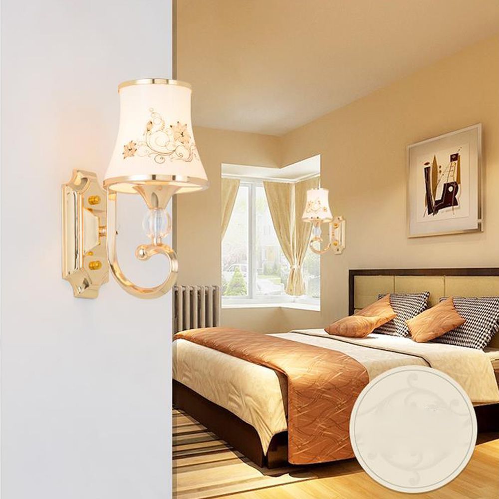 2017 European Living Room Glass Wall Lamp Fashion Bedroom Wall