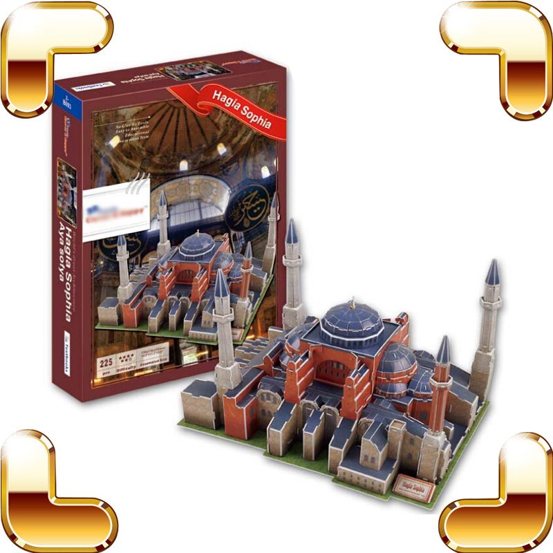 Grosshandel Neujahr Geschenk Hagia Sophia Kirche 3d Puzzle Papier Gebaude Box Puzzle Scrable Game Puzzle Diy Spass Fur Fans Sammlung Spielzeug Von Piotoys 35 75 Auf De Dhgate Com Dhgate