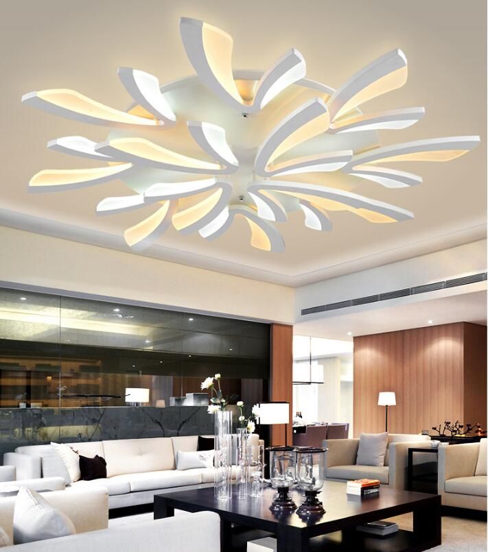 Grosshandel Led Deckenleuchten Fur Schlafzimmer Smart Deckenleuchten Acryl Aluminium Korper Led Lampe Decke Leben Von Qin88888 246 29 Auf