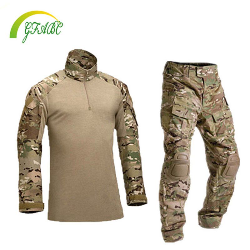Acquistare Tattico Militare Uniforme Abbigliamento Esercito Dei Pantaloni  Tattici Militari Di Combattimento Uniforme Con Ginocchiere Vestiti Da  Caccia Camuffamento Economico | Consegna Veloce E Qualità | It.Dhgate