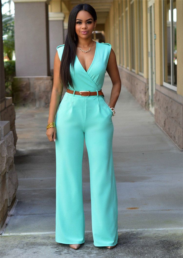 v neck romper jumpsuit
