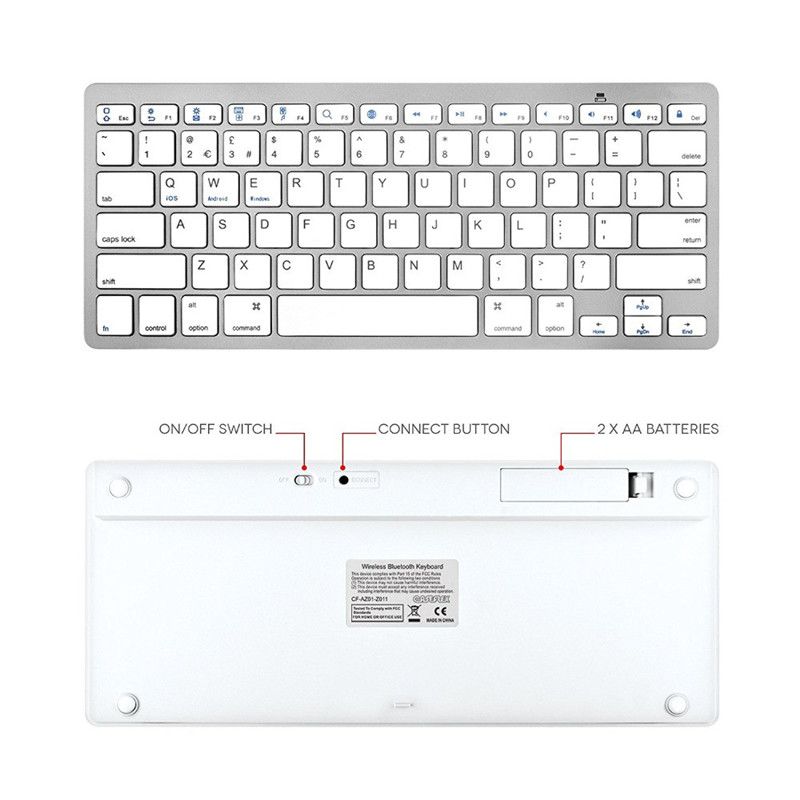 Ultra Slim Wireless Keyboard Bluetooth 3 0 For All Windows Android Ios Pc Tablet Asus Vivotab Note 8 Microsoft Surface Hp Stream Dell Venue From Szsmartproduct 13 27 Dhgate Com