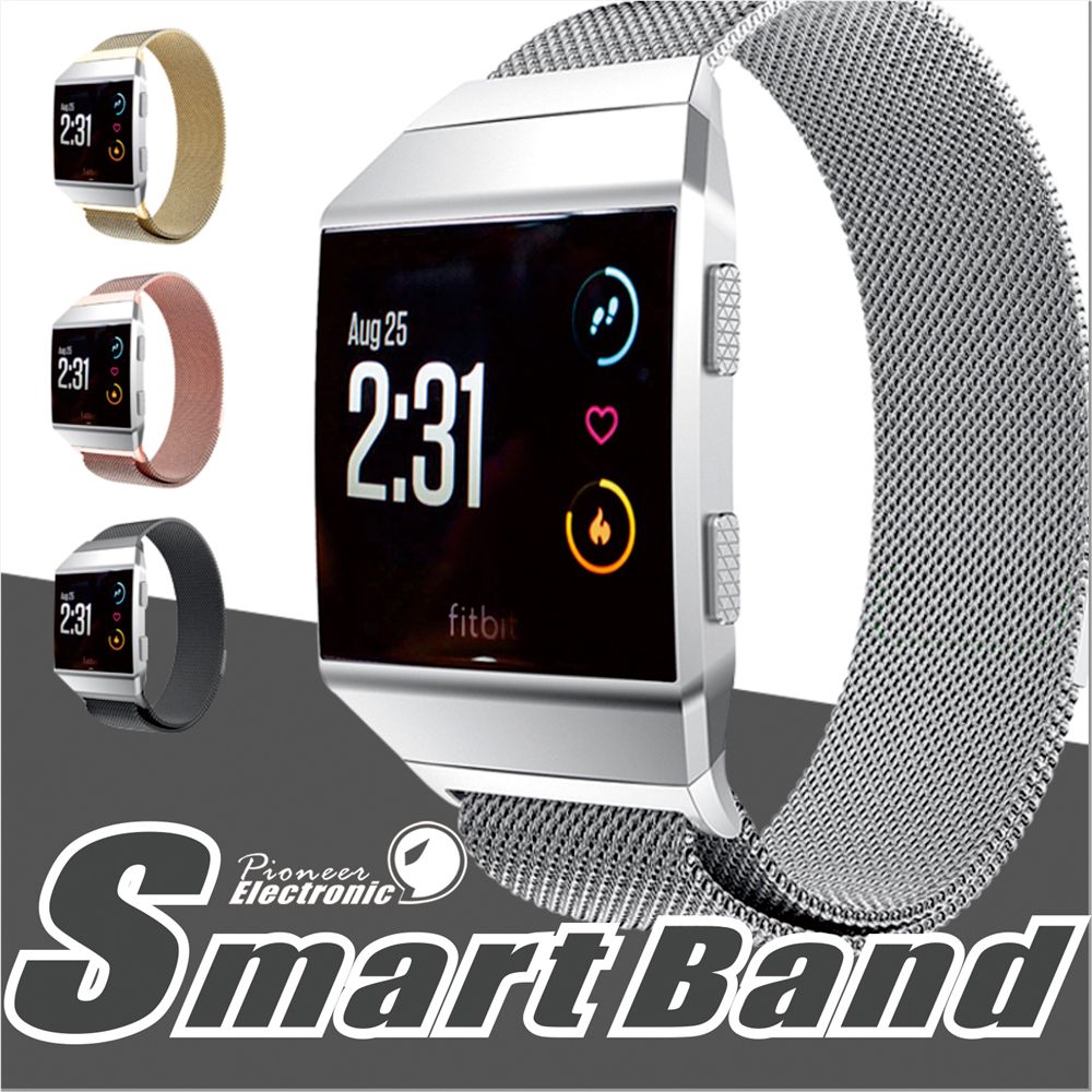 fitbit ionic bands metal