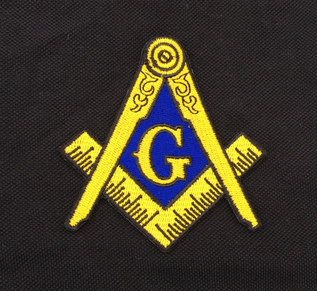 Mason For Life Square & Compass Embroidered Masonic Patch 