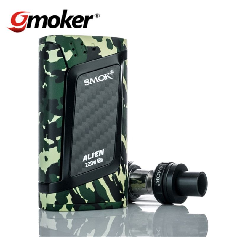 100% Original Smok Alien Kit Electronic Cigarette 220W High Wattage