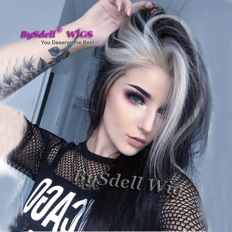 Black Wig With White Highlights Sale, 56% OFF Black Wig With White Highlights Sale, 56% OFF