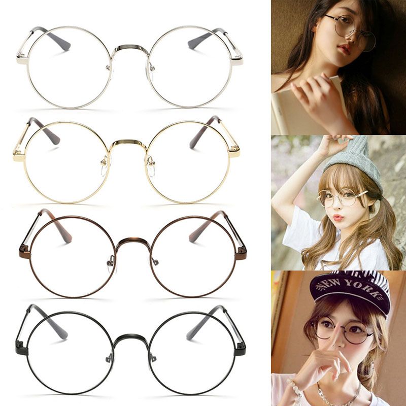 Compra Venta Al Por Mayor Anteojos Chic Grandes Marcos De Metal Redondos  Lentes Transparentes Lentes Nerd Espectáculos Negro, Plata, Oro, Cobre  Barato | Entrega Rápida Y Calidad | Es.Dhgate
