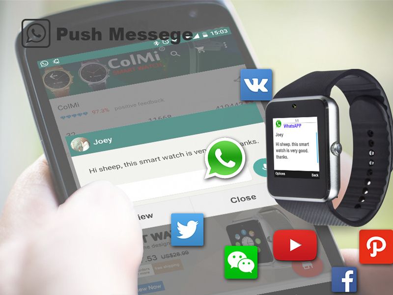 gt08 smartwatch bt notifier for iphone