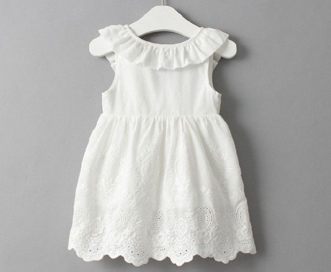 Baby Girl Skirt Baby Girl Dress Toddler Baby Kids Girls Strawberry Ruched Dress Princess Dresses Clothes Chmora, Infant Girl's, Size: 130, White