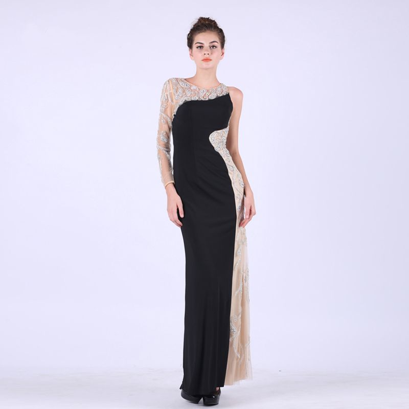 long straight dress designs