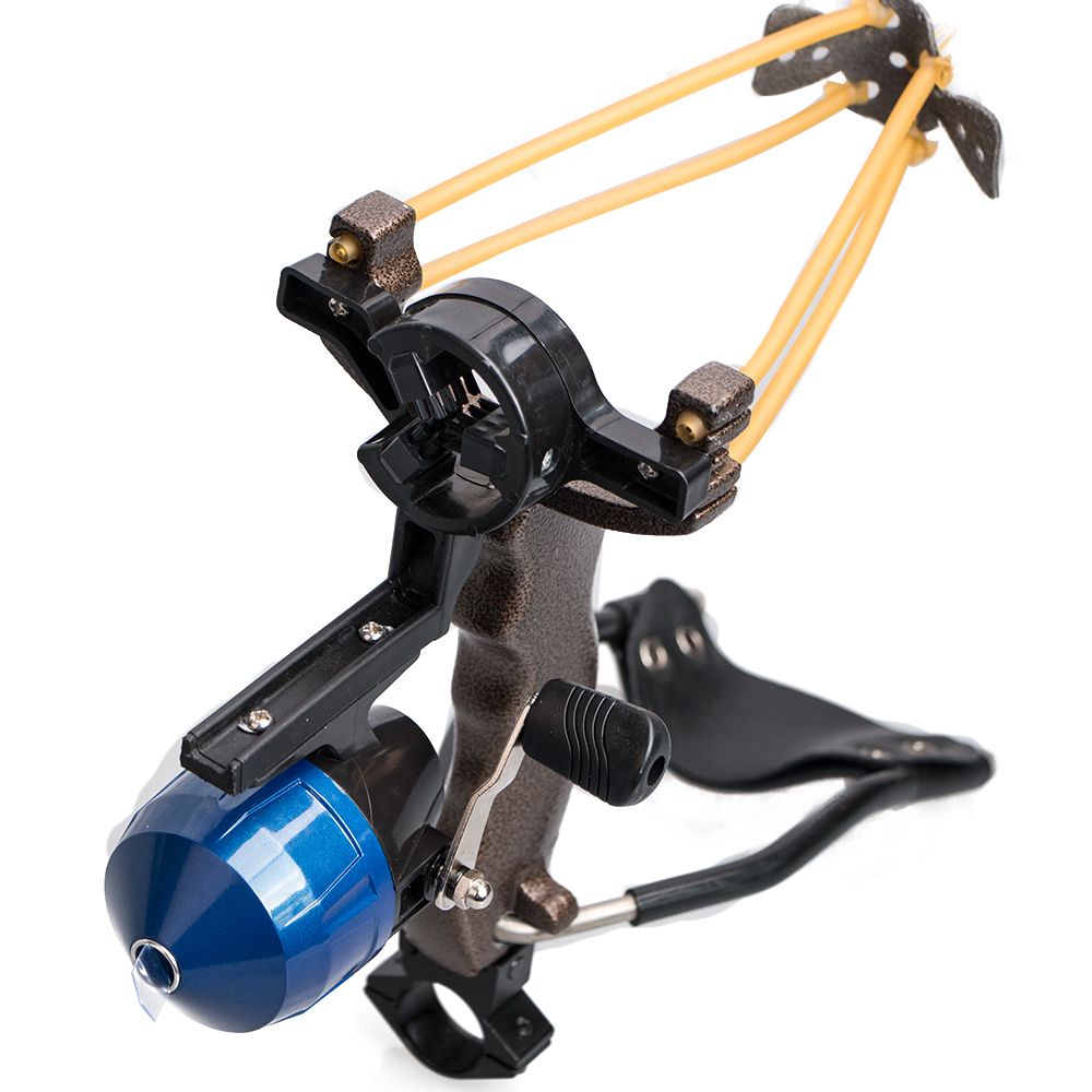 Mulinello da pesca Freccette Catapulta Set Pesca Fionda Kit Caccia Outdoor Tiro Con L'Arco 