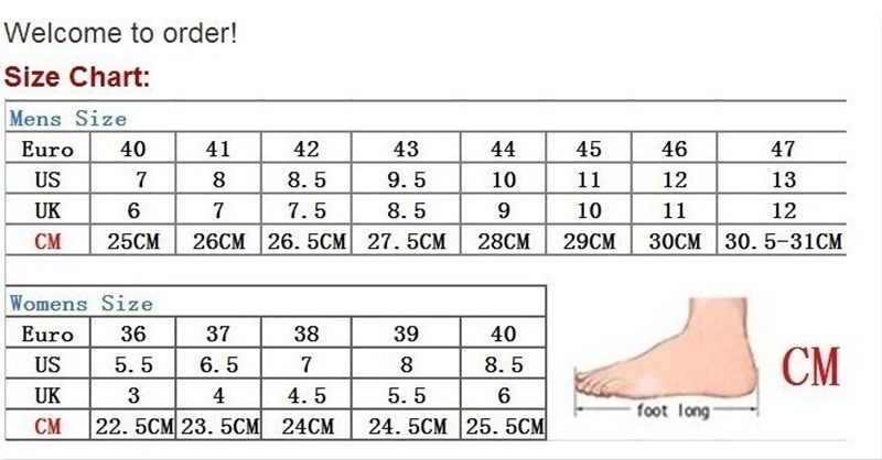 Balenciaga Speed Trainer Size Chart