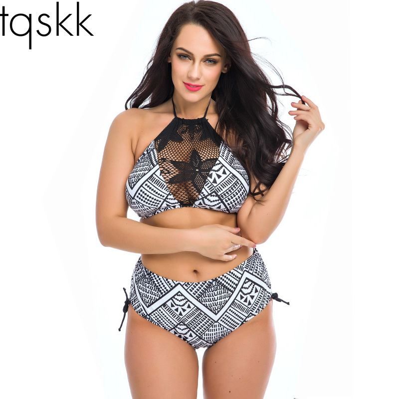 plus size halter top swimsuit